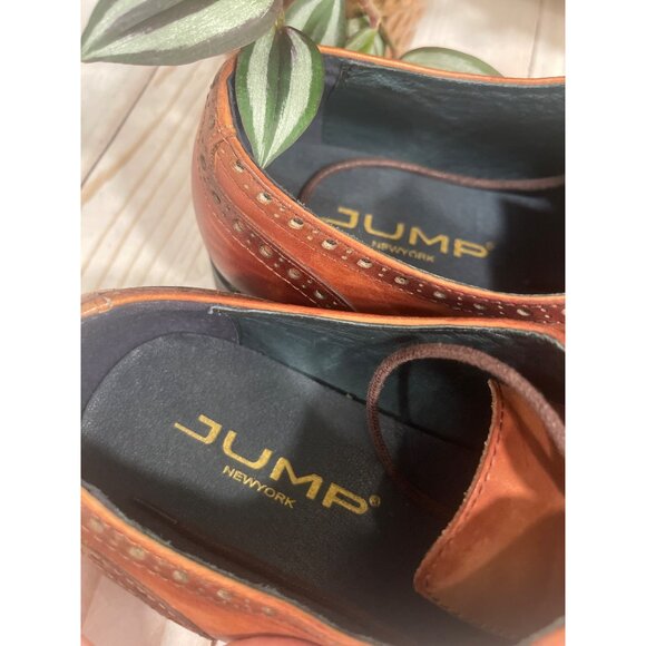 Jump New York Leather Oxford Wingtip Sz 10 main image 7